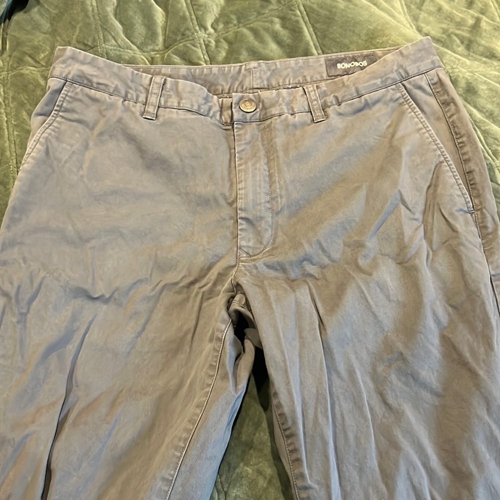Bonobos grey pants 34x30